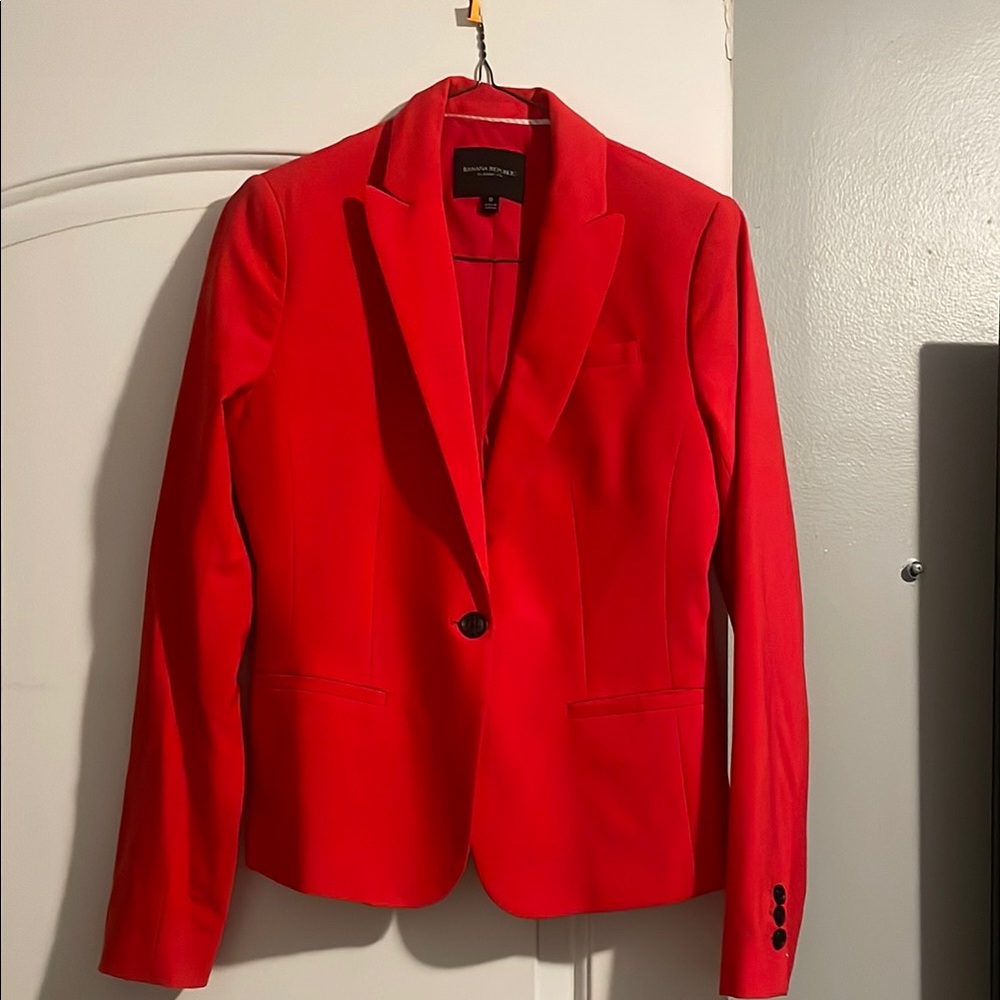 Red Women's Blazer